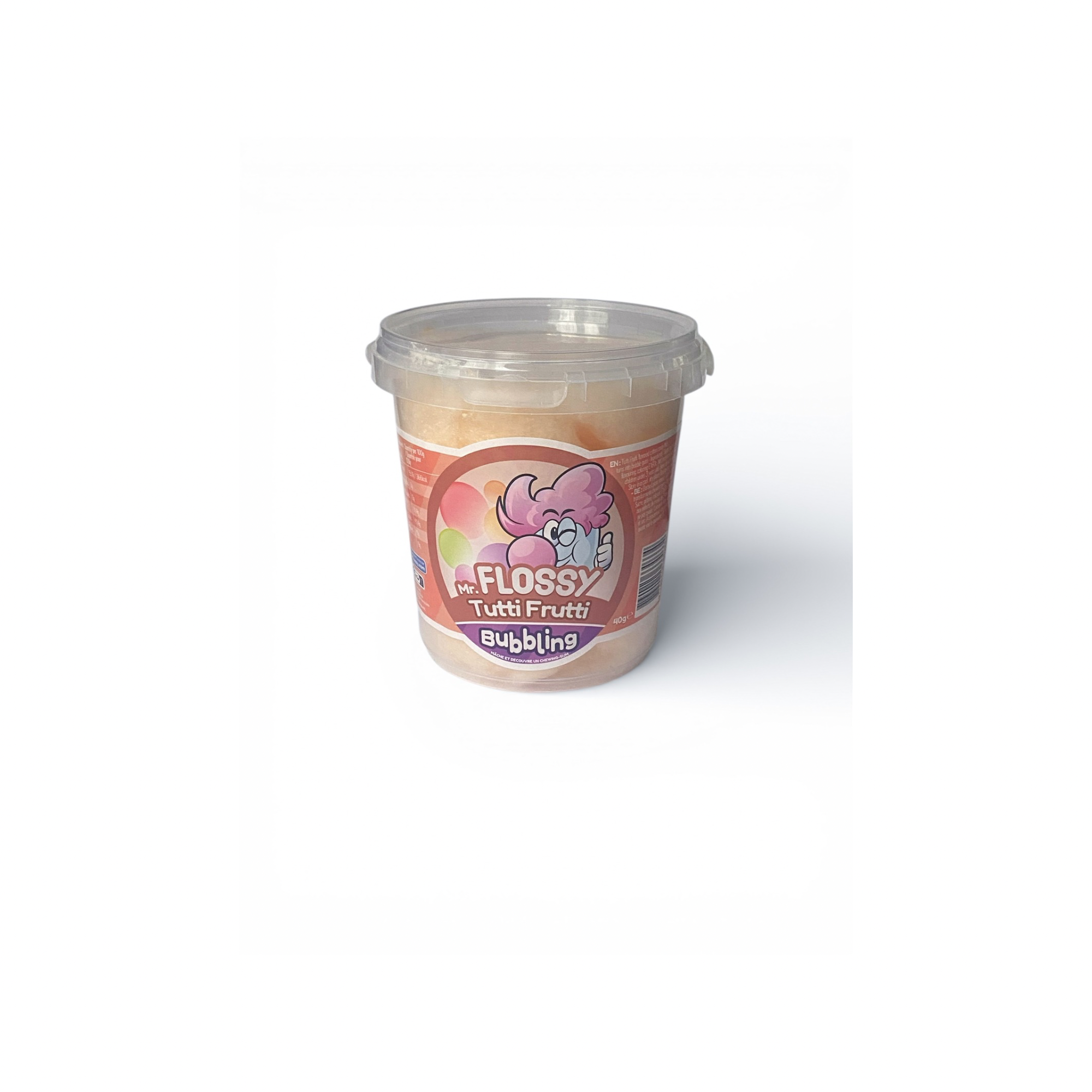 Mr Flossy barbe a papa goût tutti frutti