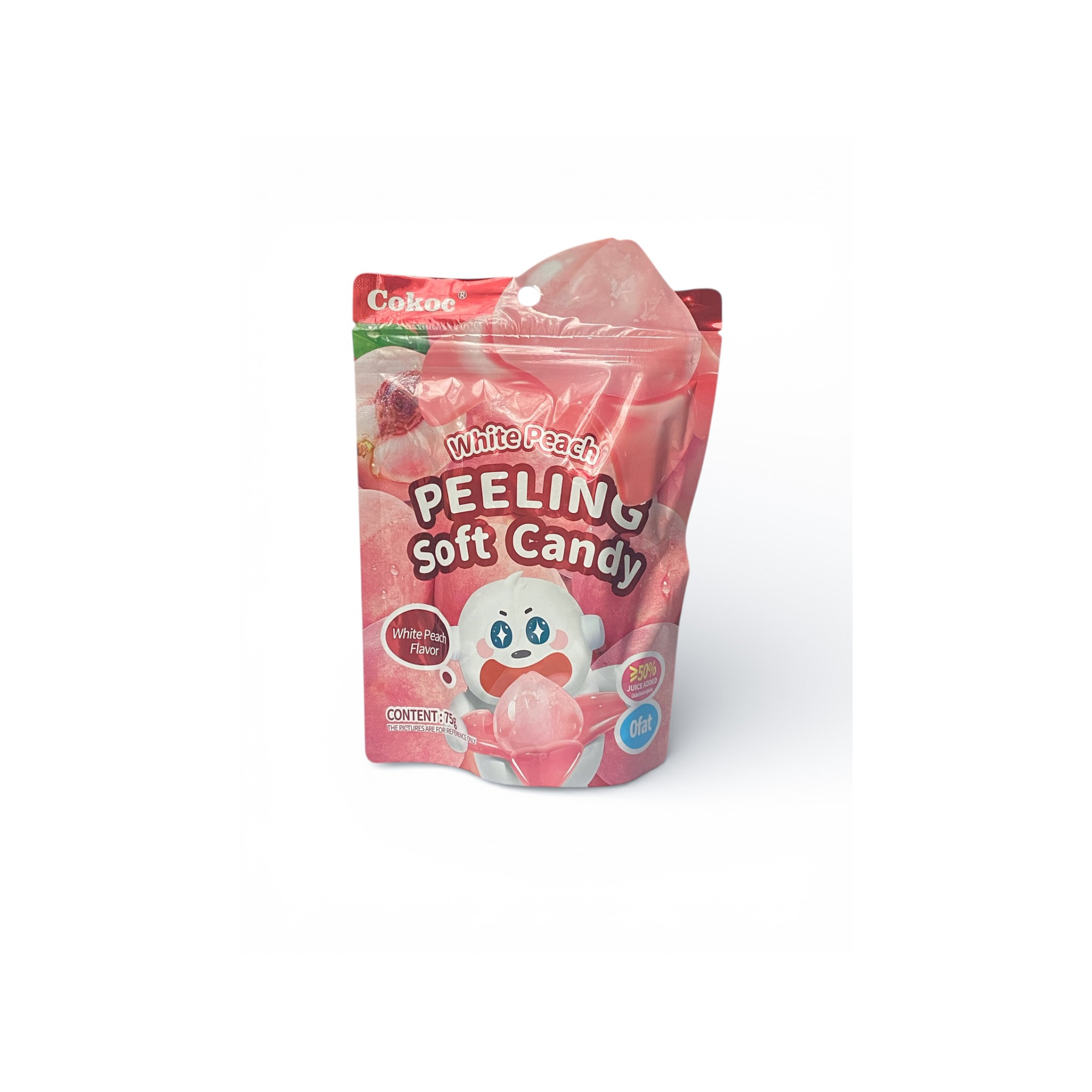 Bonbon peeling pêche blanche